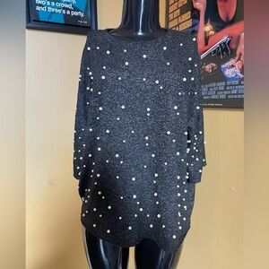 Women’s Embellished Zara Shortsleeve ( Small )